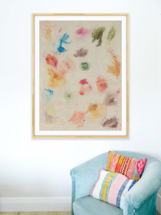 Abstract Palette Limited Edition Print - Hemp Large