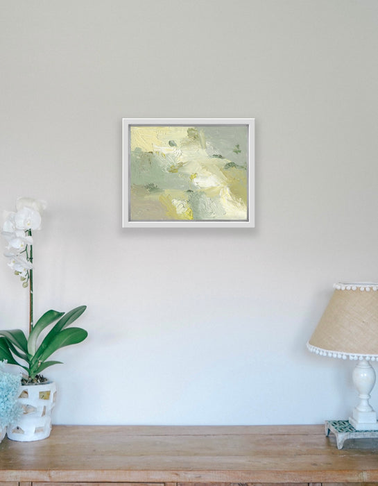 Lemon Pop Neutral Abstract - Limited Edition Canvas Medium