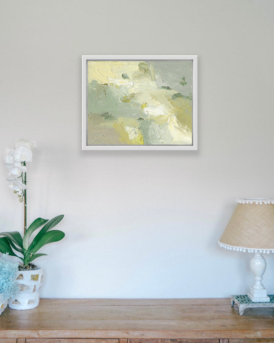Lemon Pop Neutral Abstract - Limited Edition Canvas Large