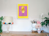 Aureolin - Cobolt Yellow Iris Art Poster - Hemp Large