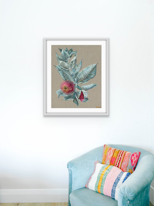 West Flores Gallery Wall - Eucalyptus Macrocarpa Print Hemp Large