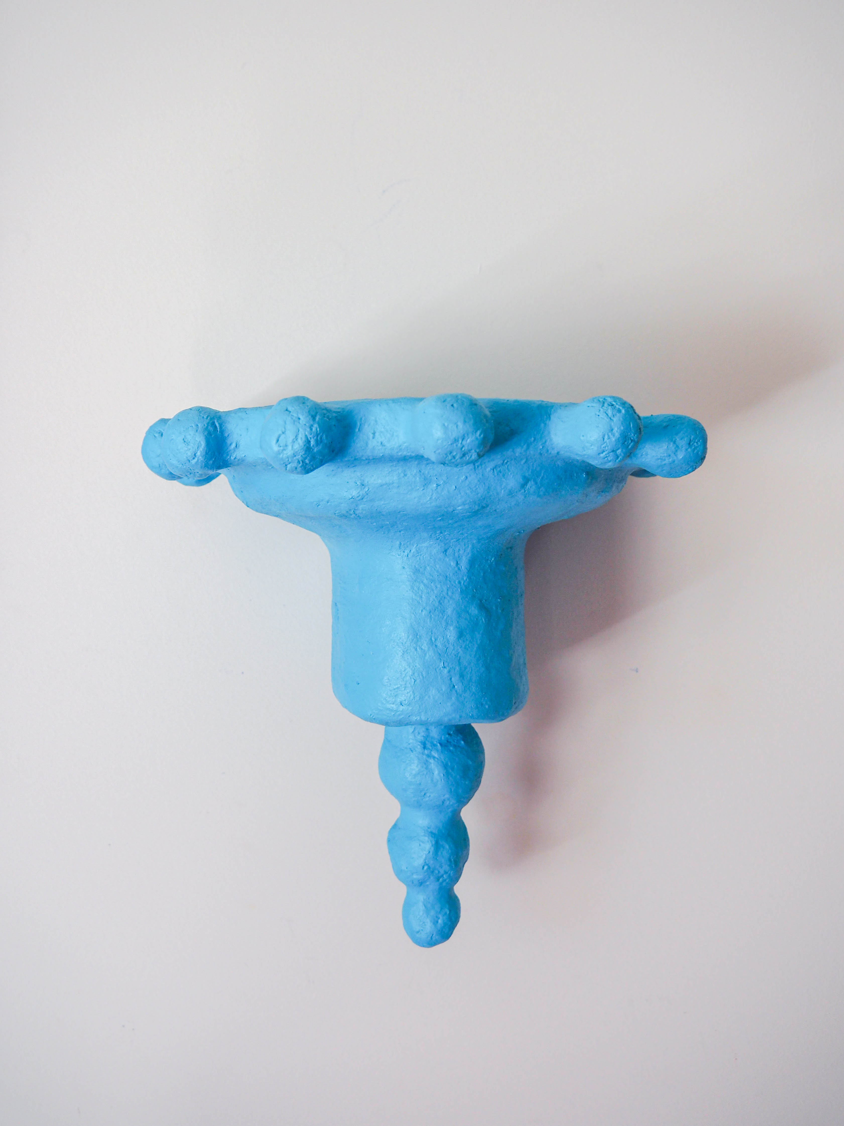 Wall Sconce Shelf in Cerulean