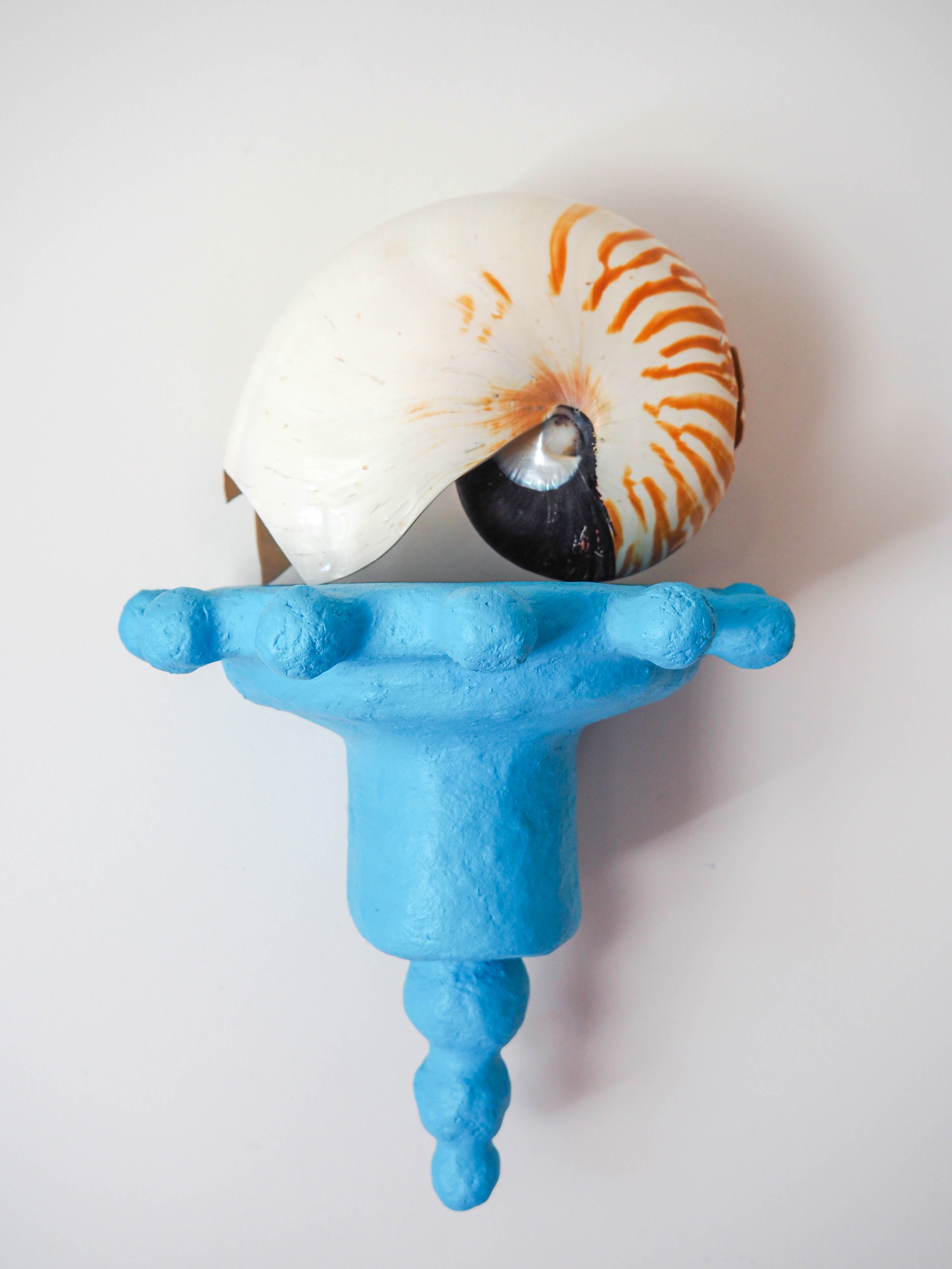 Wall Sconce Shelf in Cerulean