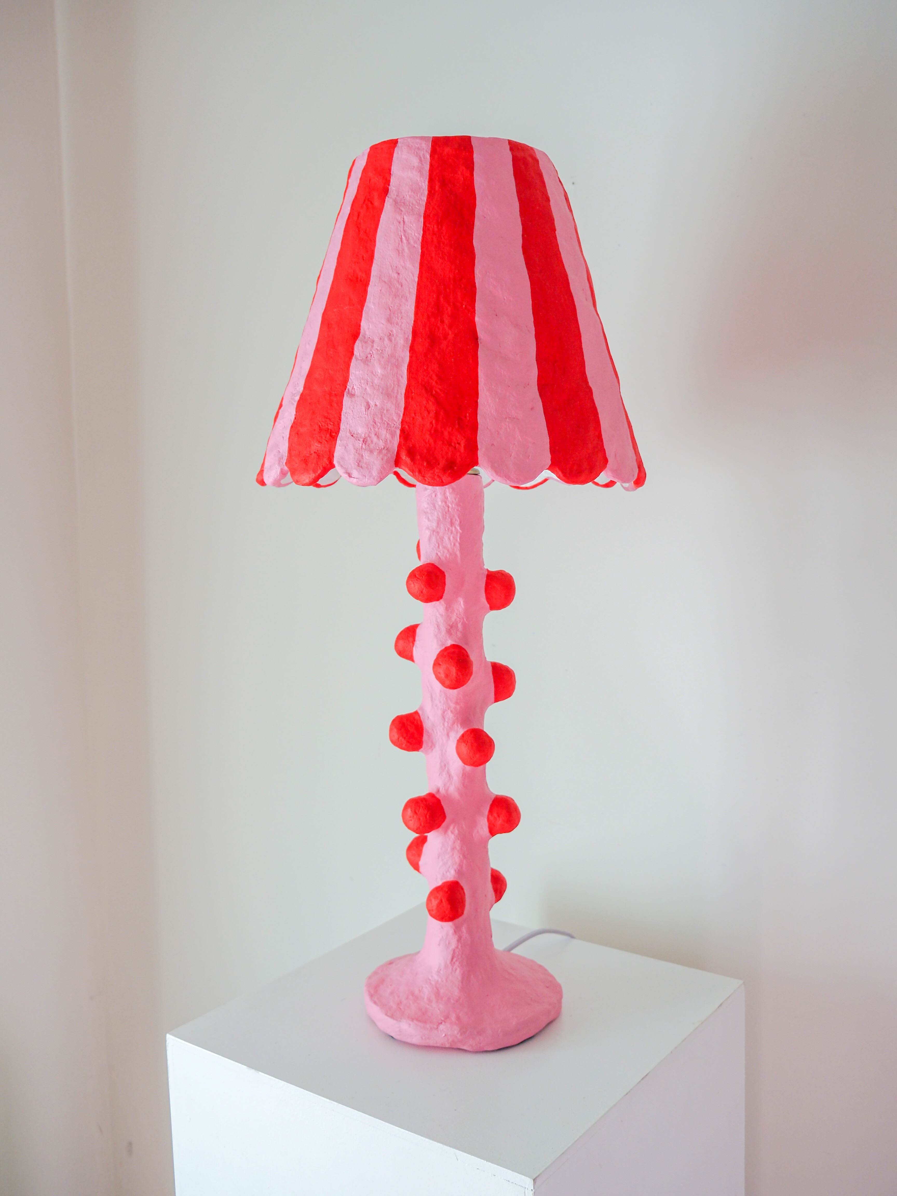 Bobble Lamp in Candy Stripe