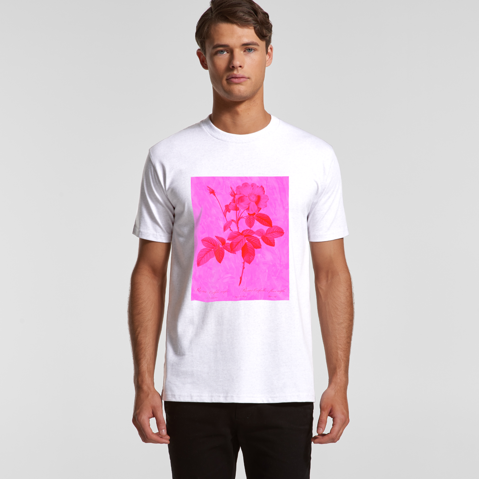 Oversize/Unisex Tee in Rosa Magenta