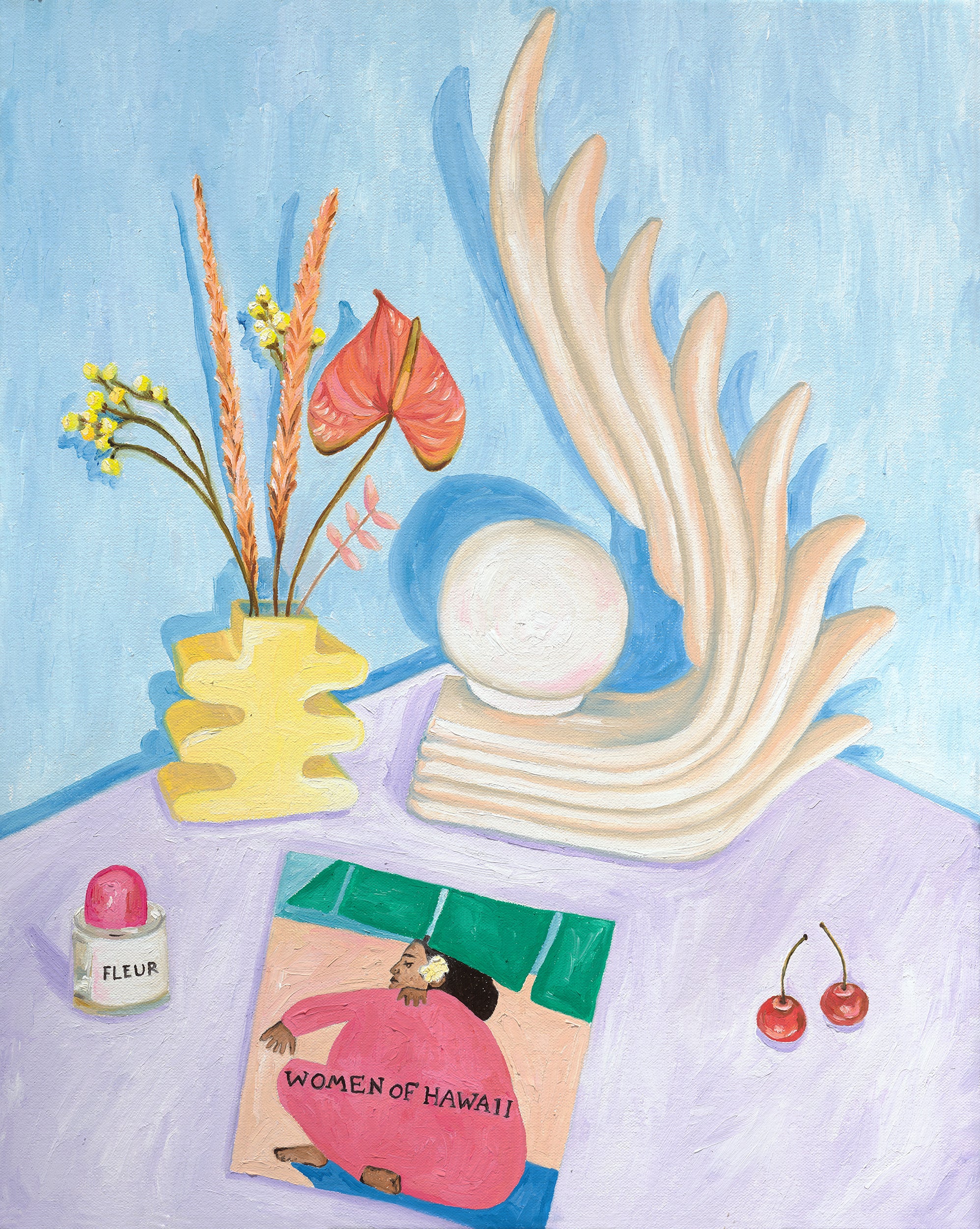 Life in Pastel - Still Life Artwork Oil on Canvas