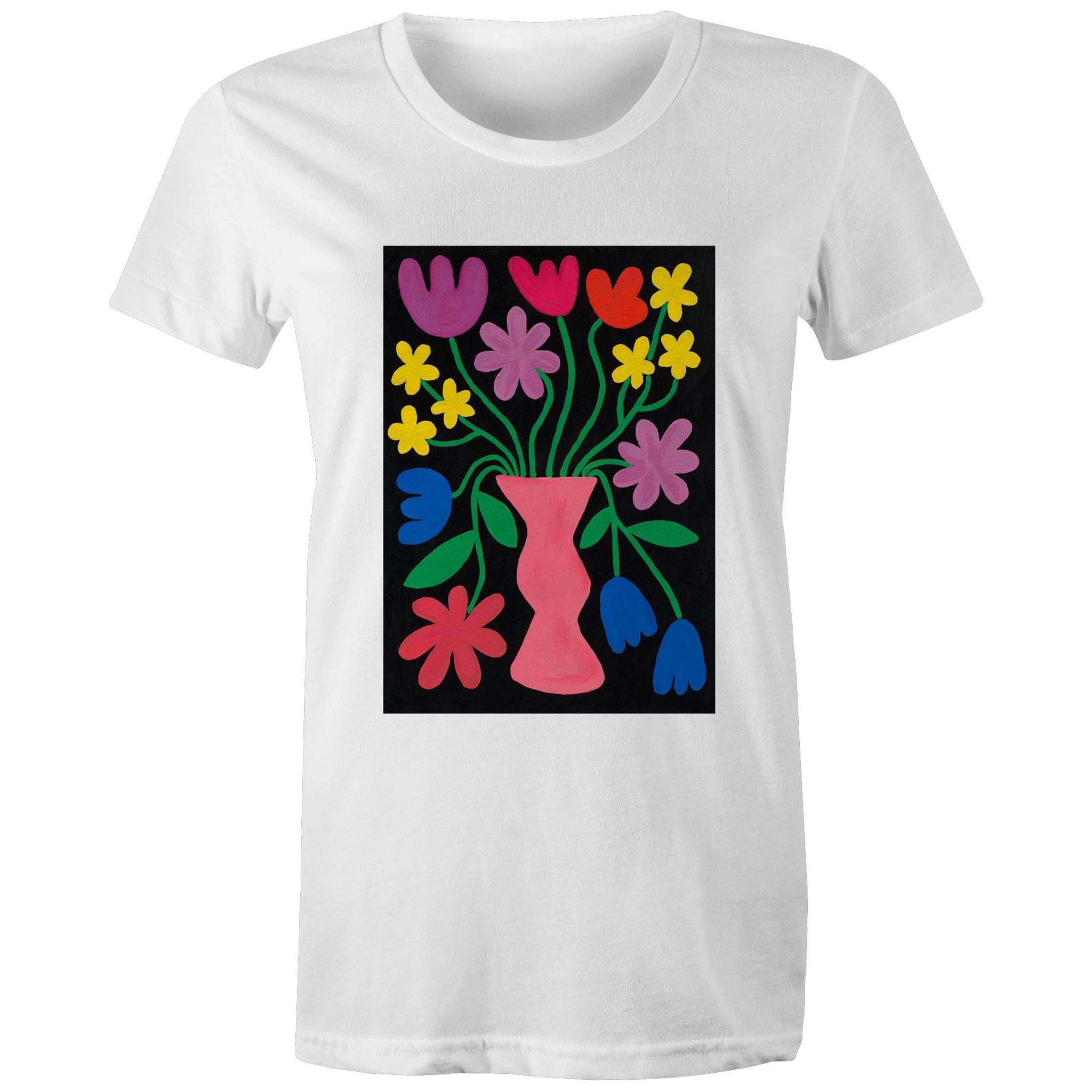 Regular Tee in Vase Bloom