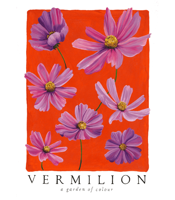 Regular Tee in Vermilion