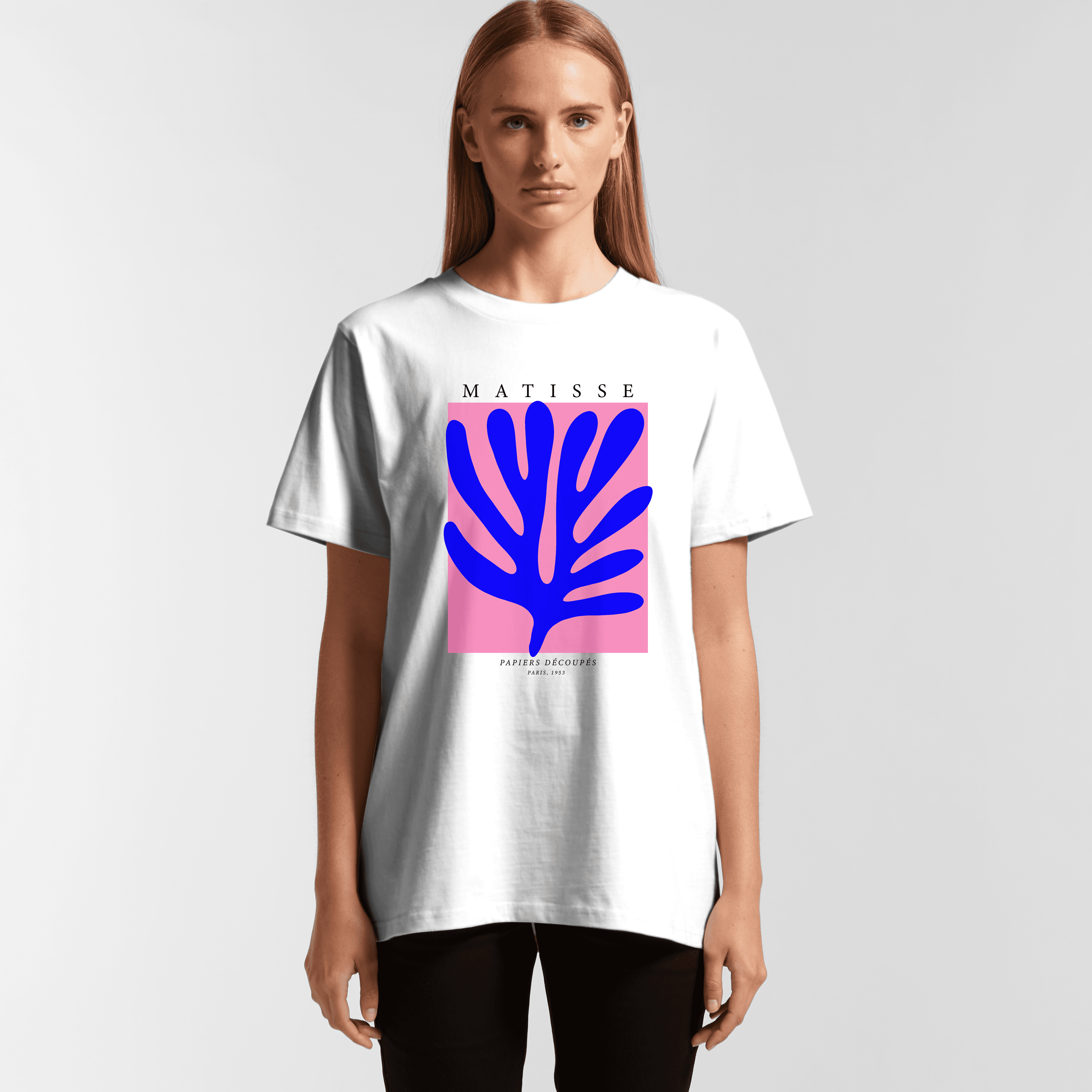 Oversize/Unisex Tee in Matisse Poster