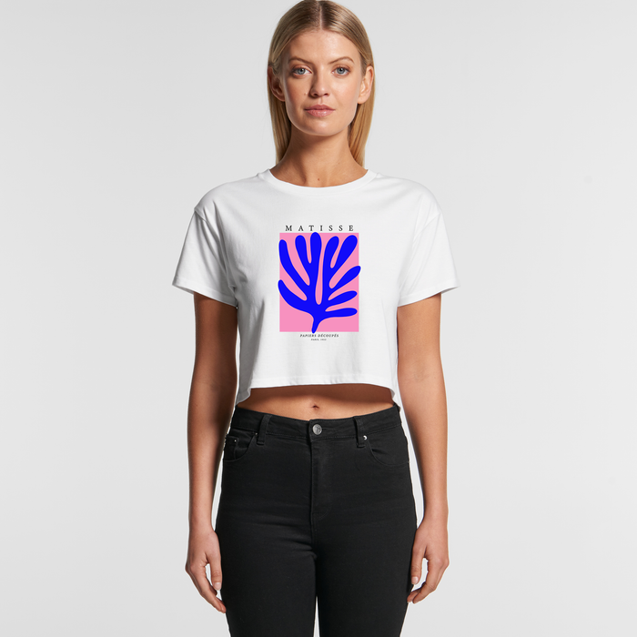 Crop Tee in Matisse Poster