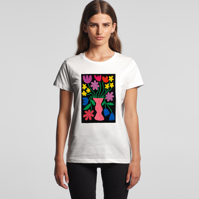 Regular Tee in Vase Bloom