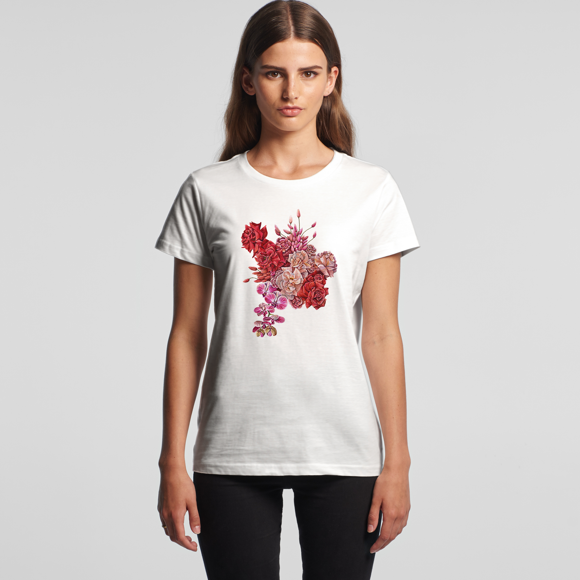 Regular Tee in Rose Bouquet