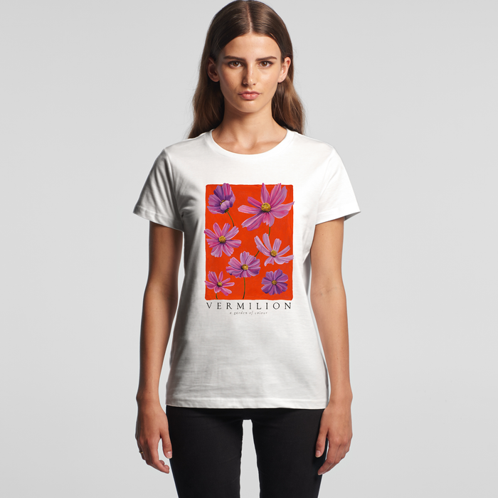 Regular Tee in Vermilion